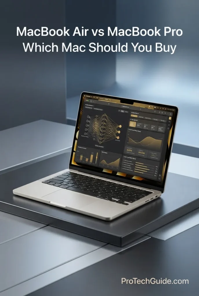Apple MacBook Air 13-inch laptop with M5 chip in Starlight finish, configured with 16GB unified memory and 1TB SSD