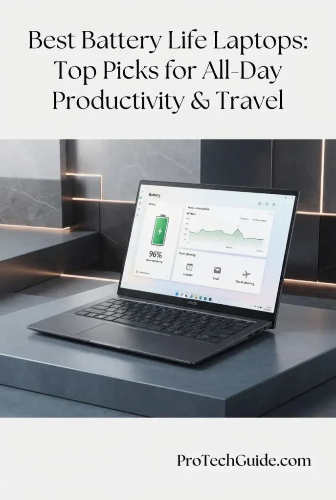 ASUS Zenbook A14 laptop with a 14-inch WUXGA OLED display and Snapdragon X Plus processor