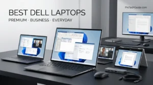 Dell laptops for business, office productivity, everyday computing, and flexible work setups