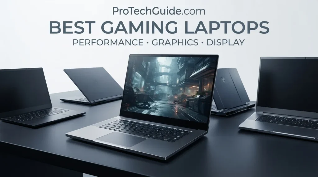 Gaming laptops featuring modern designs for PC gaming, from mainstream systems to high-performance enthusiast models