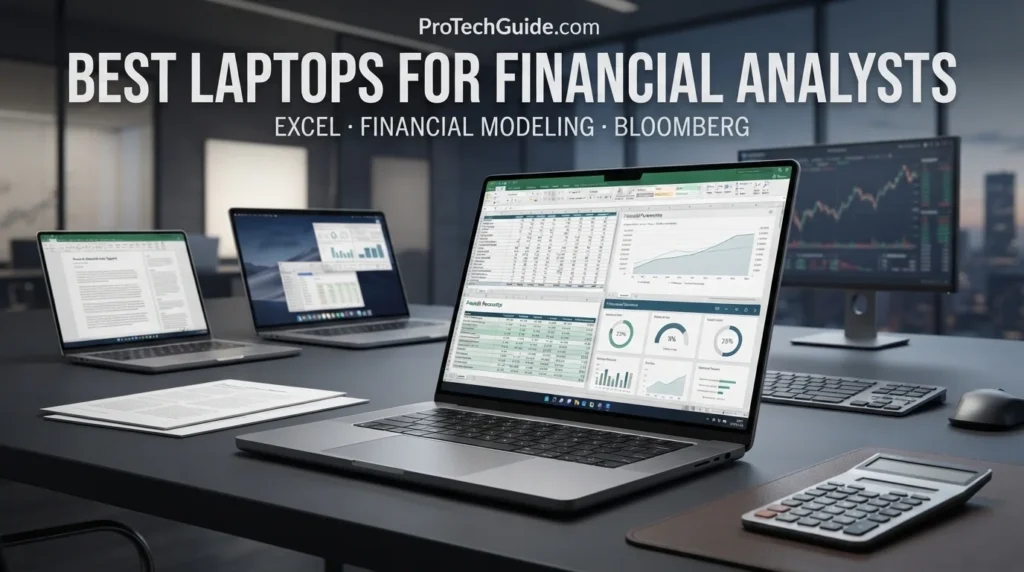 Professional laptops for financial analysts working with Excel, financial modeling and Bloomberg