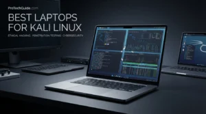 Laptops selected for Kali Linux, ethical hacking, penetration testing, and cybersecurity labs