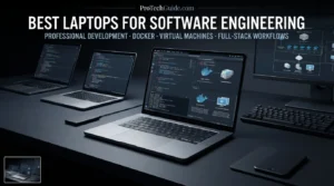 Professional laptops selected for software engineering and development workflows