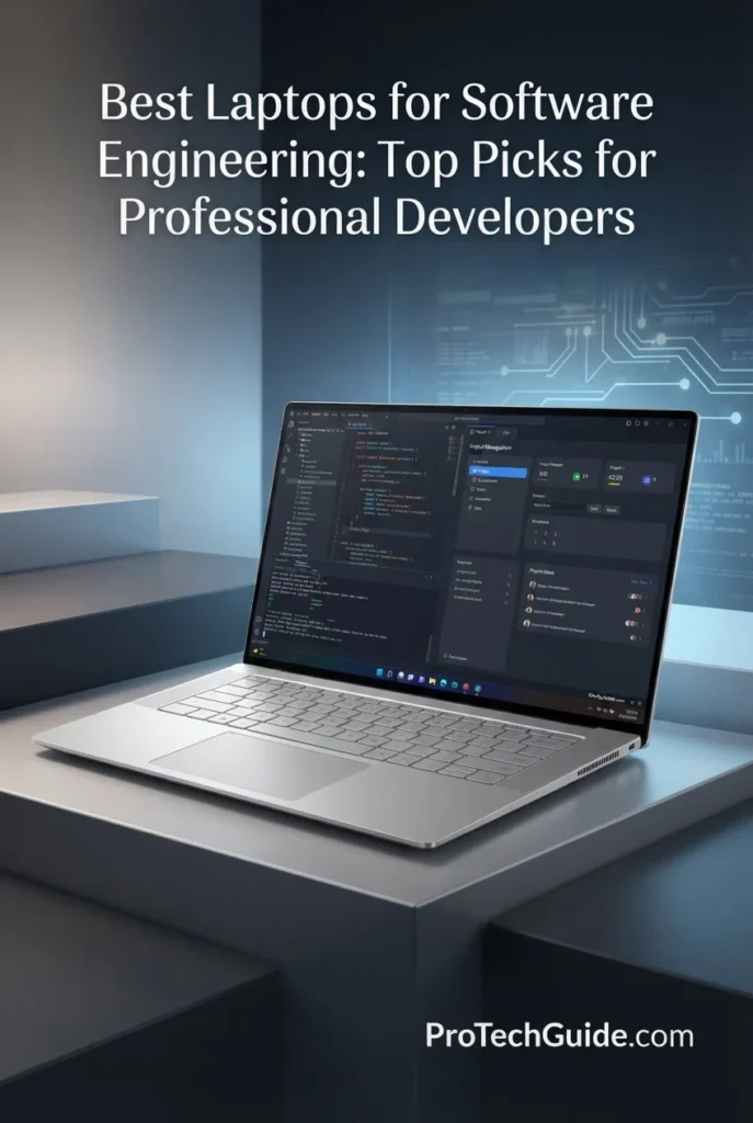 Dell Premium 16 laptop with 4K OLED touchscreen for full-stack software development