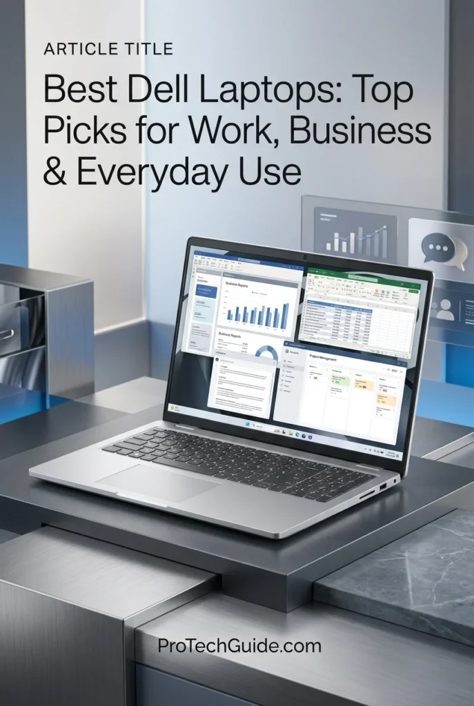 Dell Pro 16 Plus business laptop with a 16-inch FHD+ display and backlit numeric keypad