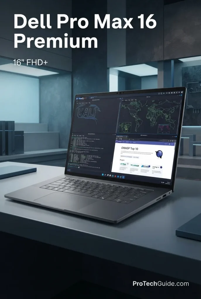 Dell Pro Max 16 Premium with 64GB RAM and RTX PRO 3000 graphics for Kali Linux