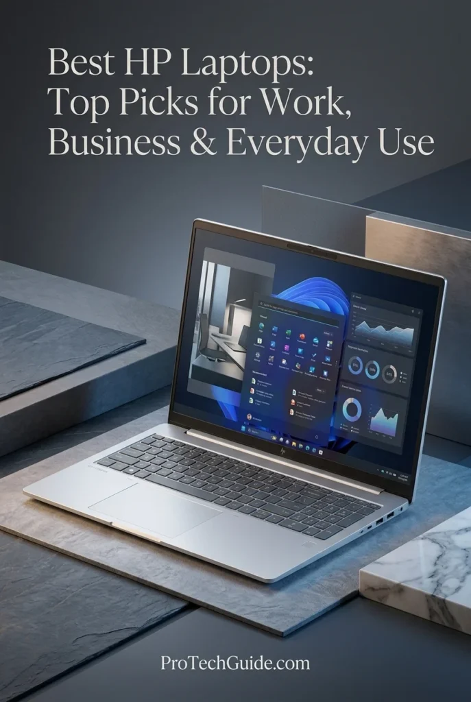 HP EliteBook 8 G1i 16-inch laptop with a touchscreen for business productivity