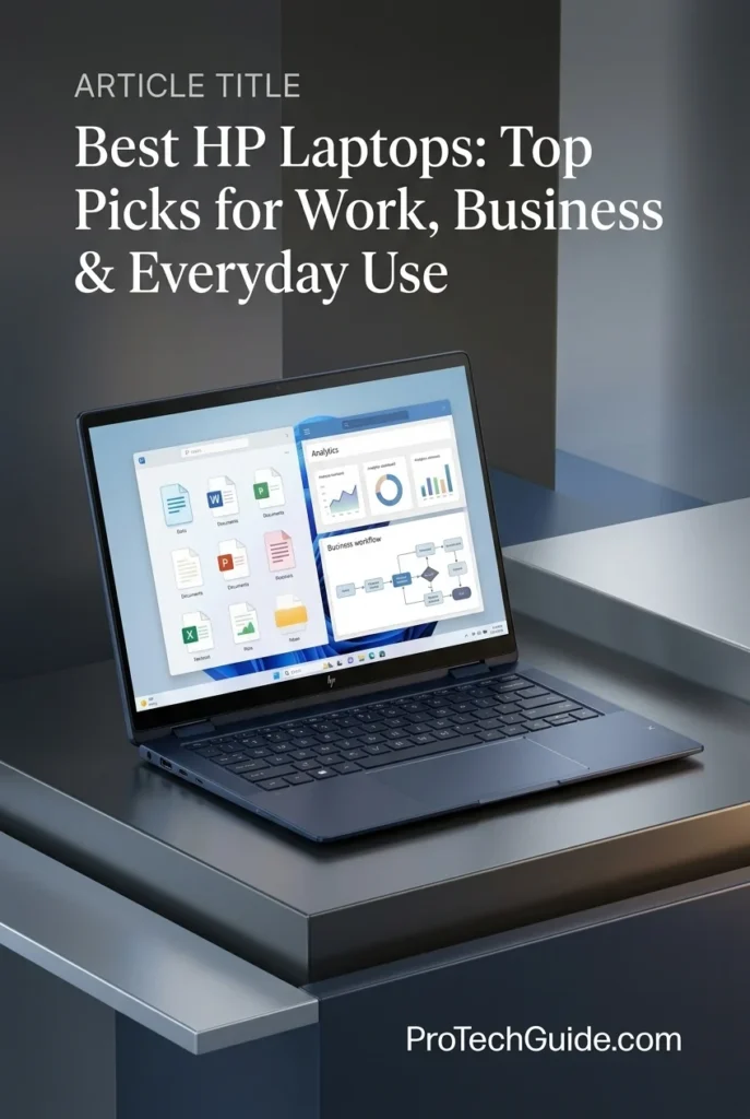 HP EliteBook X Flip G2i 14-inch convertible laptop with a touchscreen for flexible business workflows