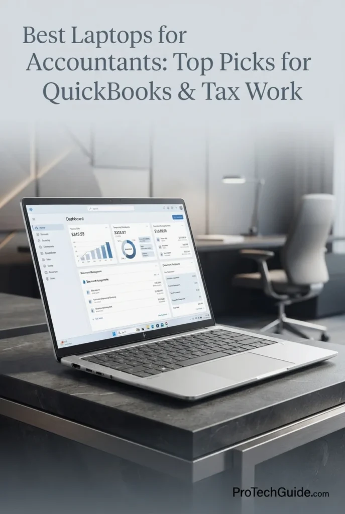 HP EliteBook X G1a laptop with 14-inch high-resolution touchscreen for accounting multitasking