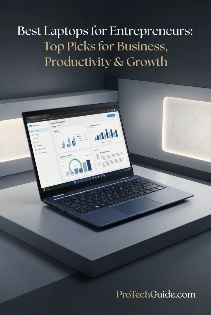 HP EliteBook X G1i laptop with touchscreen display for AI-focused business productivity