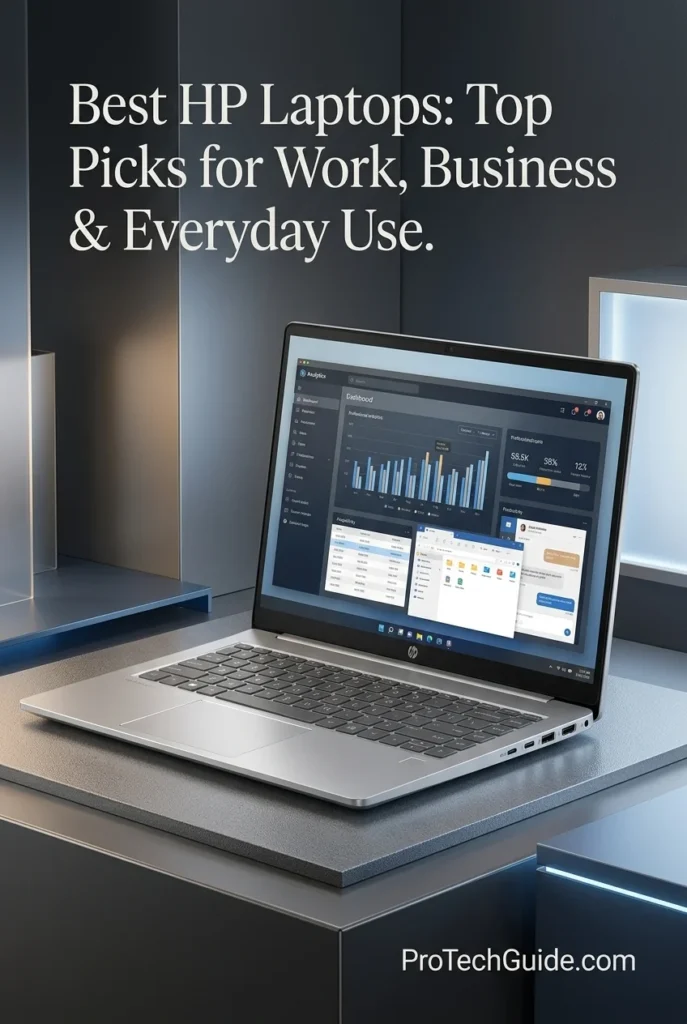 HP OmniBook 5 16-inch laptop with a WUXGA touchscreen for everyday productivity