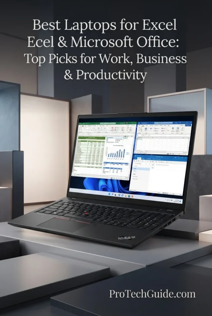 Lenovo ThinkPad E16 Gen 3 laptop with large display for Excel spreadsheets and office work
