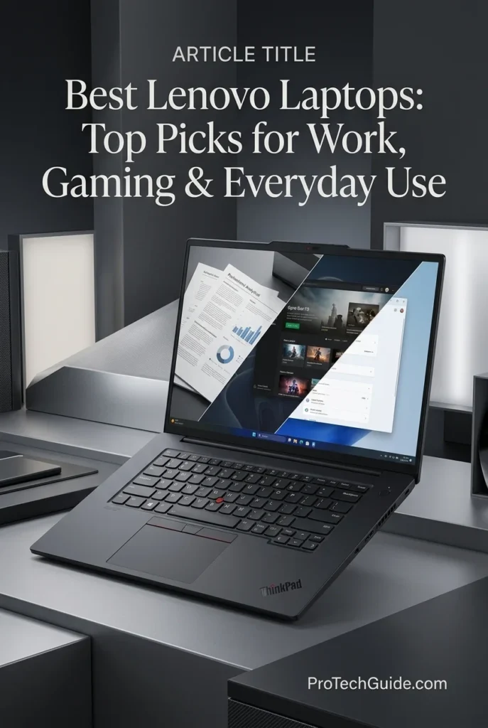 Lenovo ThinkPad P1 Gen 8 mobile workstation with a 16-inch 3.2K Tandem OLED touchscreen