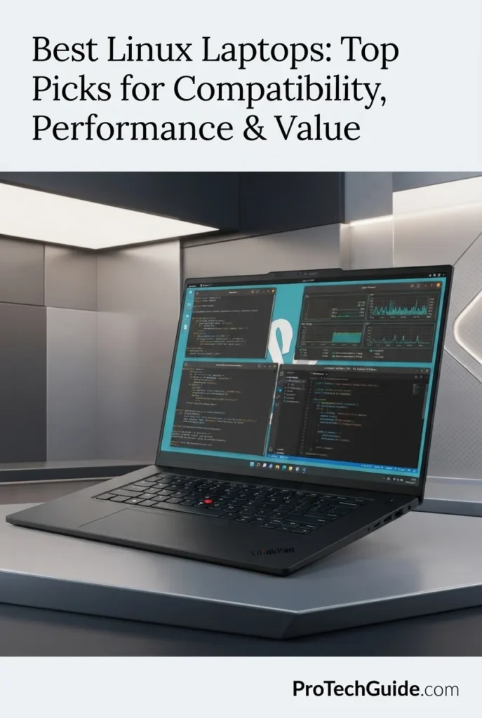 Lenovo ThinkPad T1g Gen 8 laptop with 16-inch UHD+ display and RTX 5060 graphics for Linux workloads