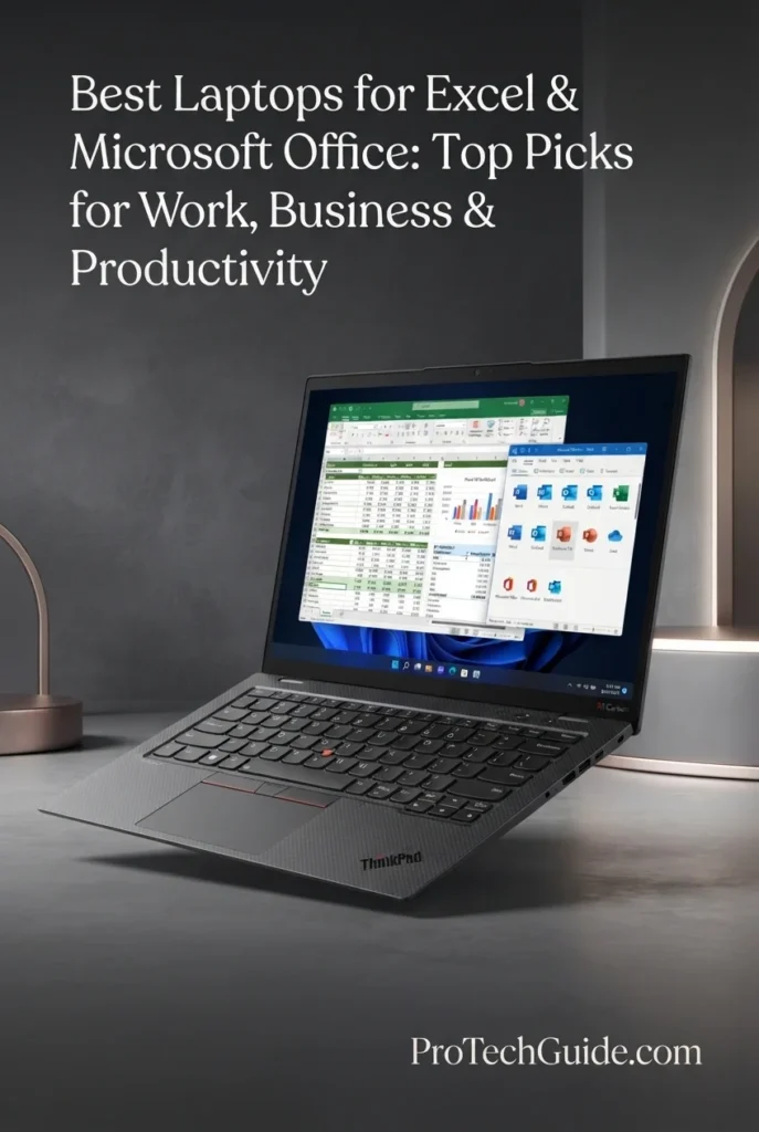 Lenovo ThinkPad X1 Carbon Gen 13 laptop for Excel and Microsoft Office productivity