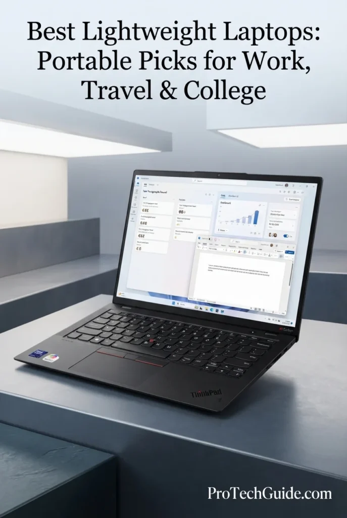 Lenovo ThinkPad X1 Carbon Gen 13 Aura Edition business laptop with a 14-inch display