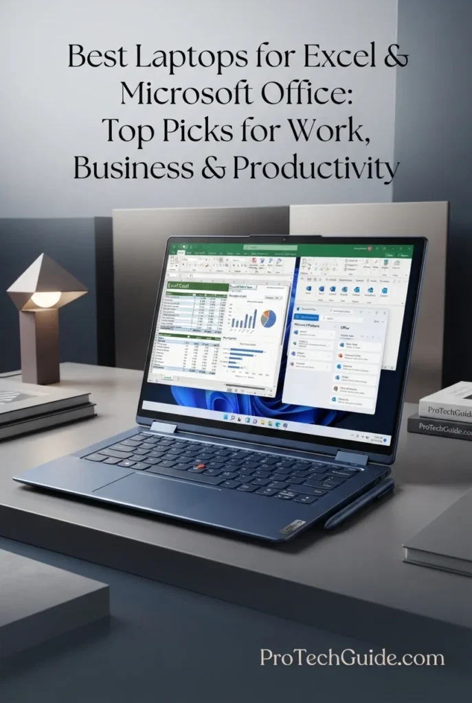 Lenovo Yoga 9i 2-in-1 laptop with 4K OLED touchscreen for Excel and Office productivity